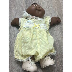 Cabbage Patch Doll African American Black Color 1978-1982 Cloth Doll 14''